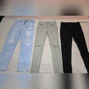 American Eagle Outfitters Black Skinny Jeans Modern Fit